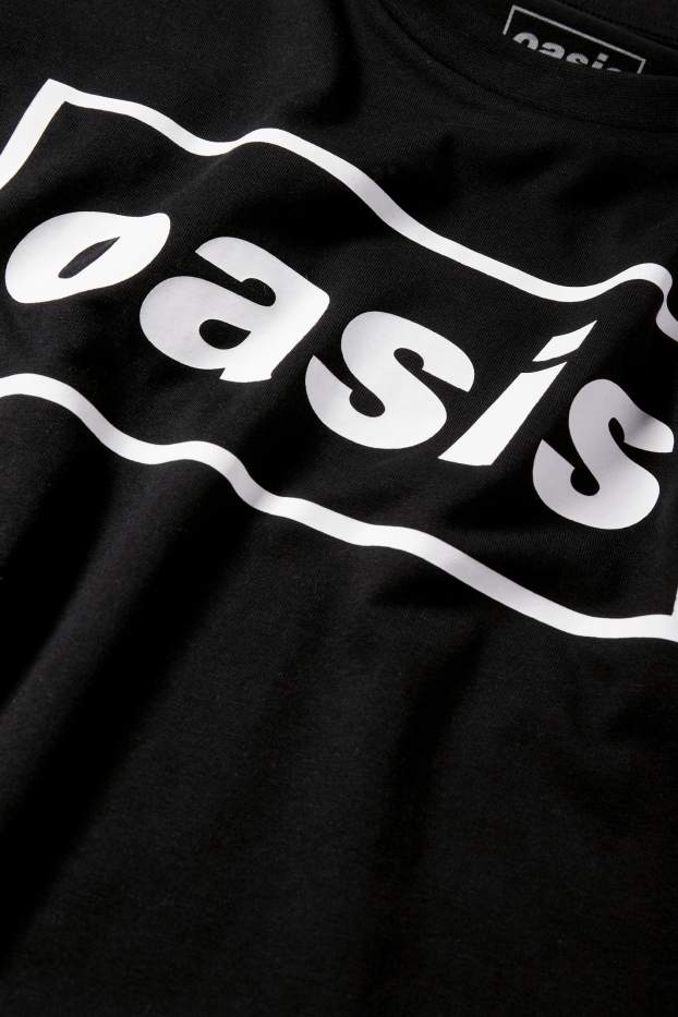 Herren - T-Shirt - Regular Fit - Oasis - schwarz