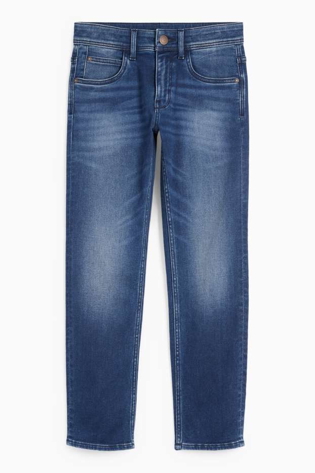 Děti - chlapci - Straight jeans - jog denim - džíny - modré