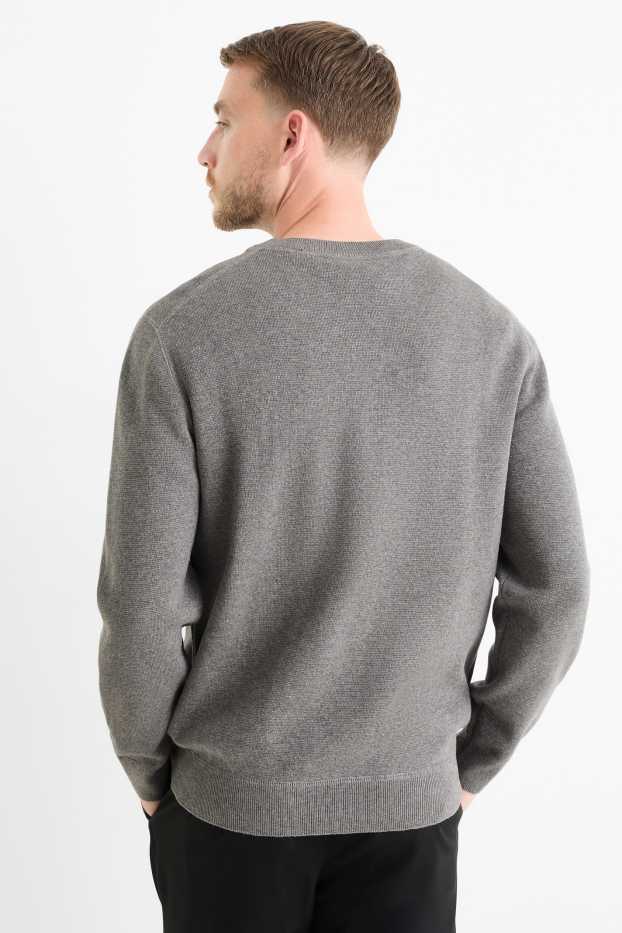 Uomo - Maglione - grigio
