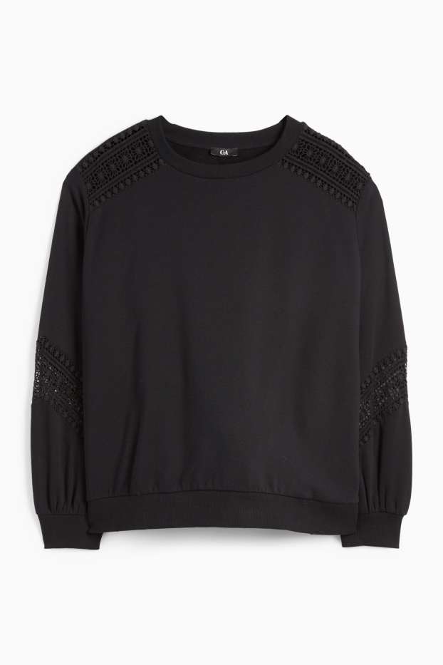 Damen - Sweatshirt - schwarz