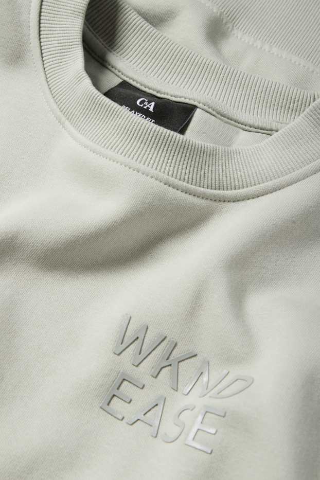 Heren - Sweatshirt - mintgroen