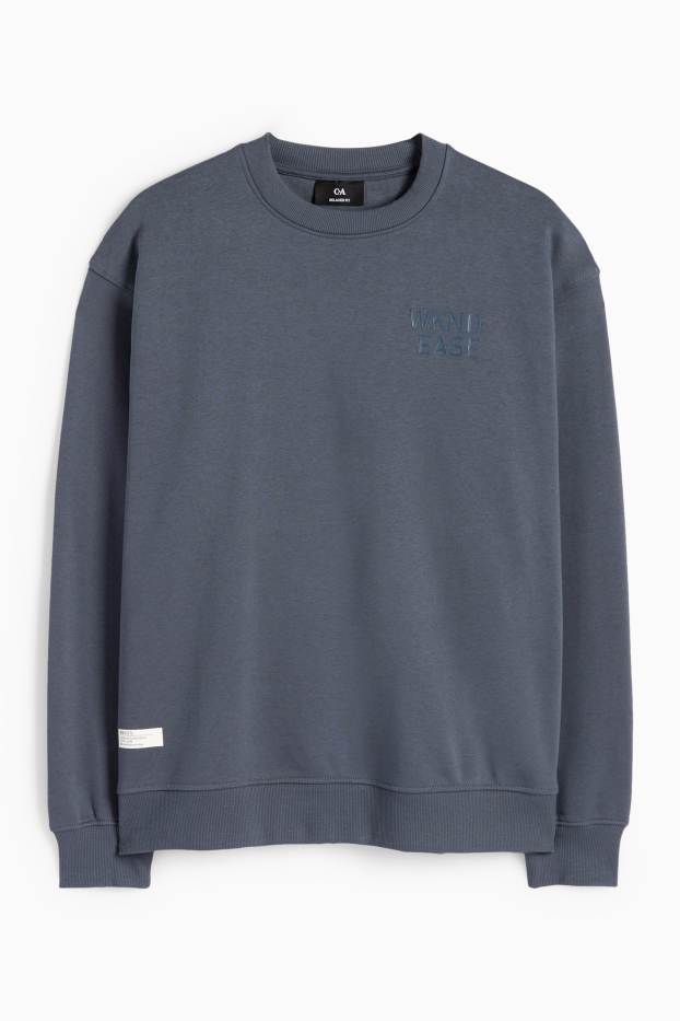Uomo - Felpa - grigio scuro