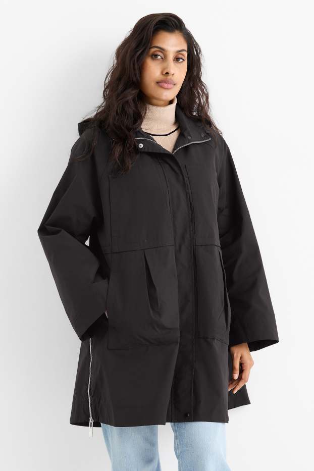 Femmes - Parka à capuche - noir