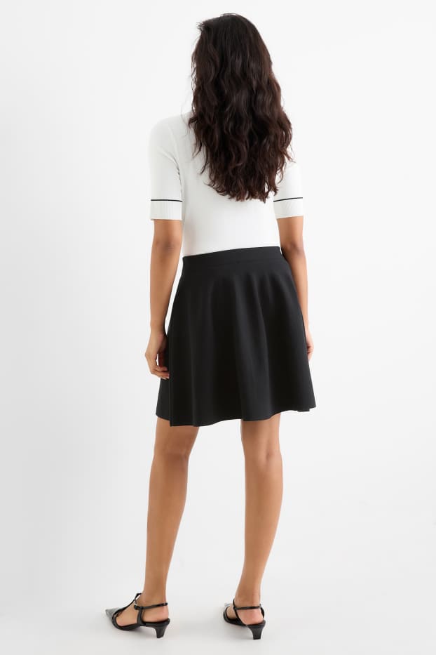 Mujer - Falda de punto - negro
