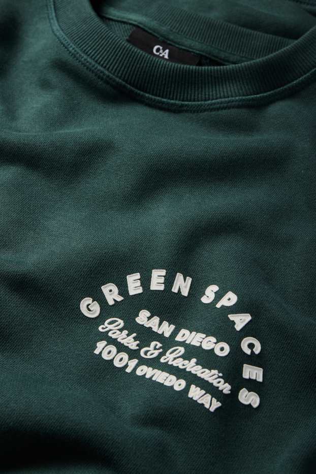 Herren - Sweatshirt - dunkelgrün