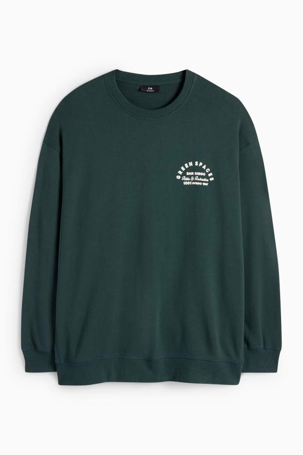 Herren - Sweatshirt - dunkelgrün