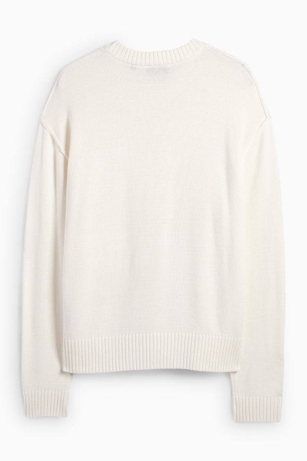 Men - Jumper - cremewhite