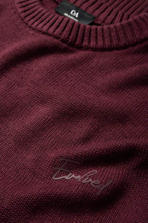 Uomo - Maglione - bordeaux