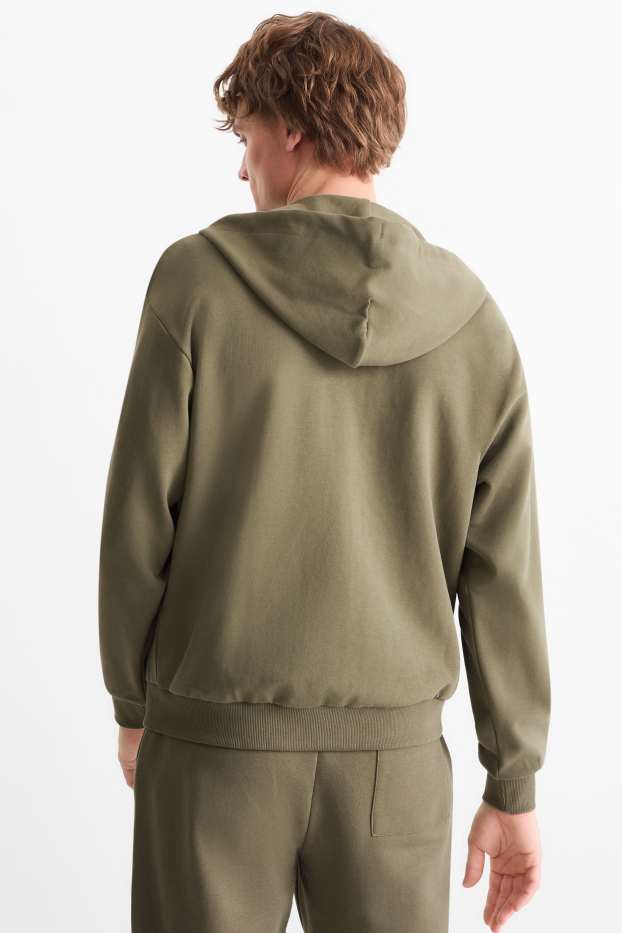 Men - Zip-through hoodie - green