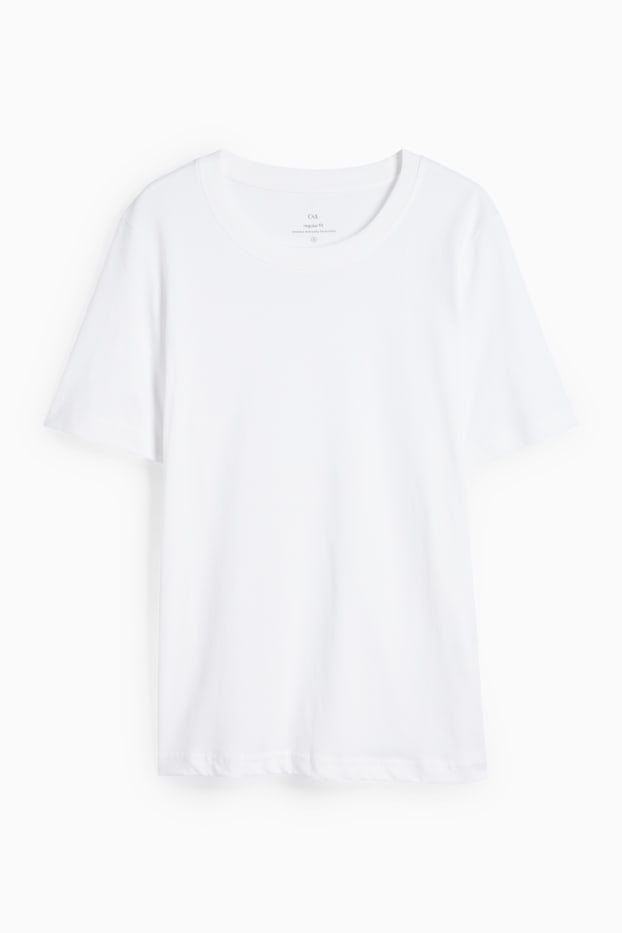 Donna - T-shirt - regular fit - bianco