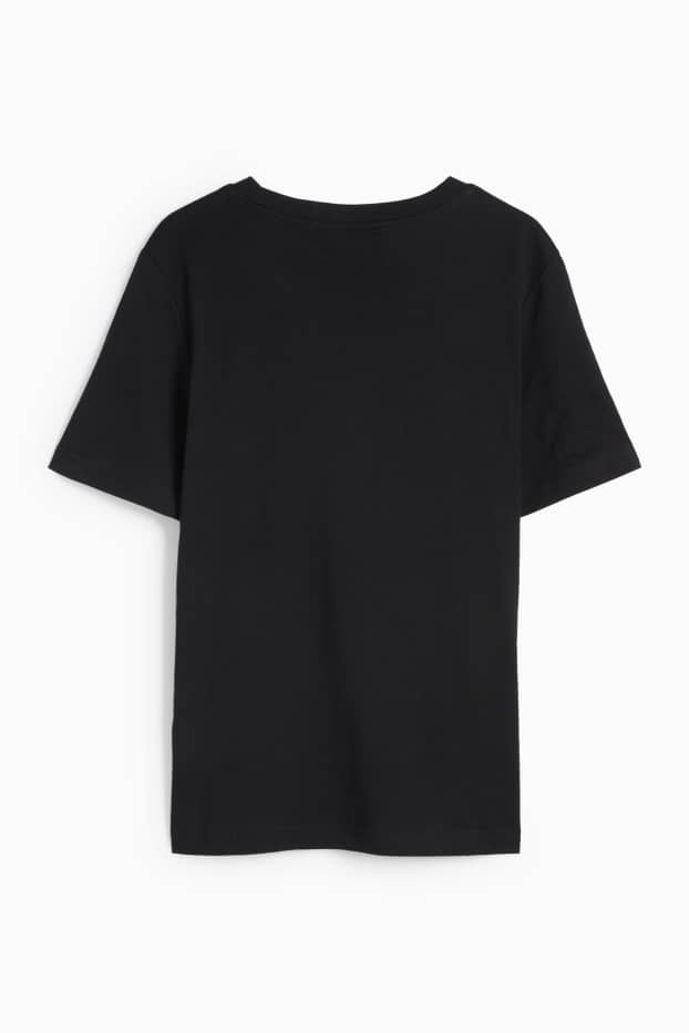 Damen - T-Shirt - Regular Fit - schwarz