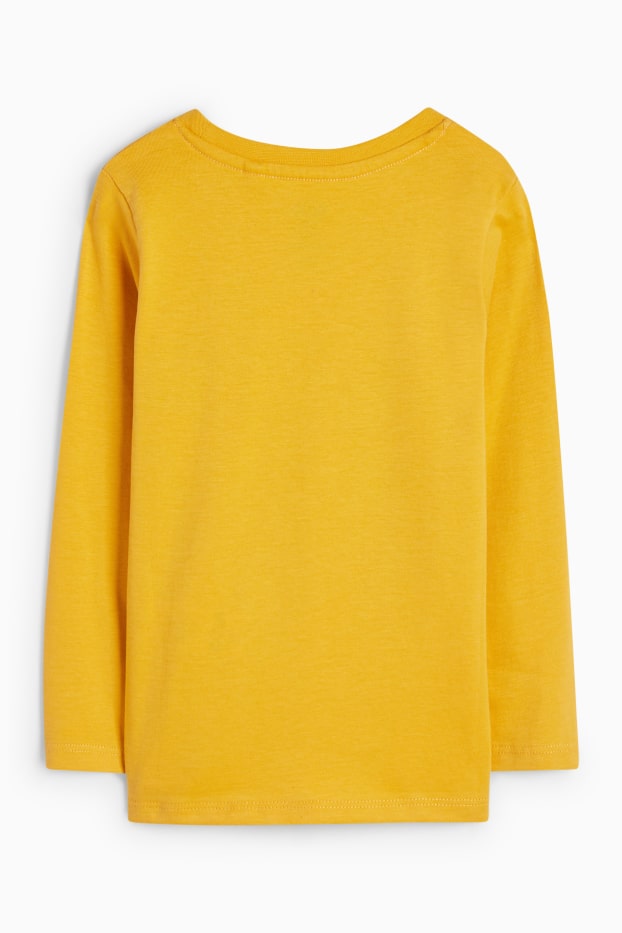 Children Boys - PAW Patrol - Chase, Marshall - long sleeve top - yellow