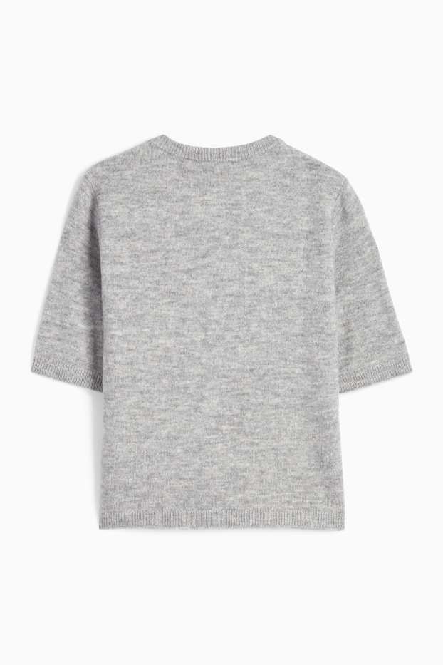 Dames - Vest - grijs-mix