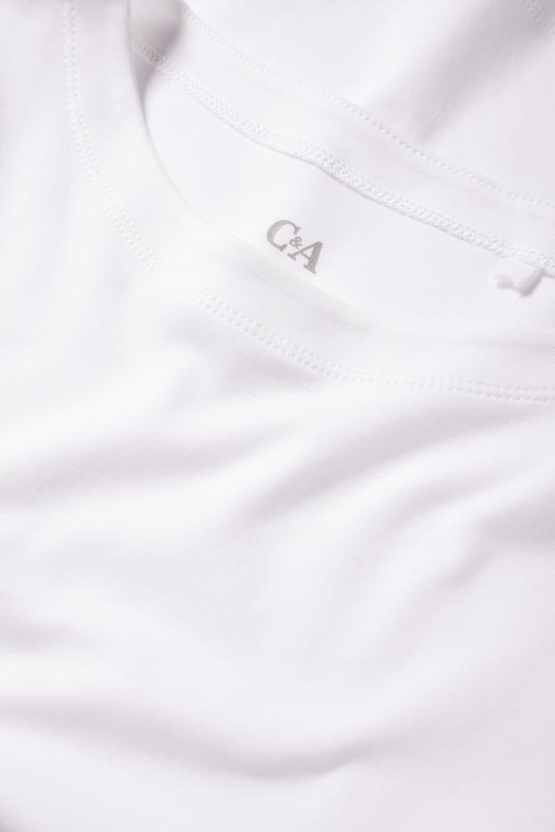 Donna - Maglia a maniche lunghe - regular fit - bianco