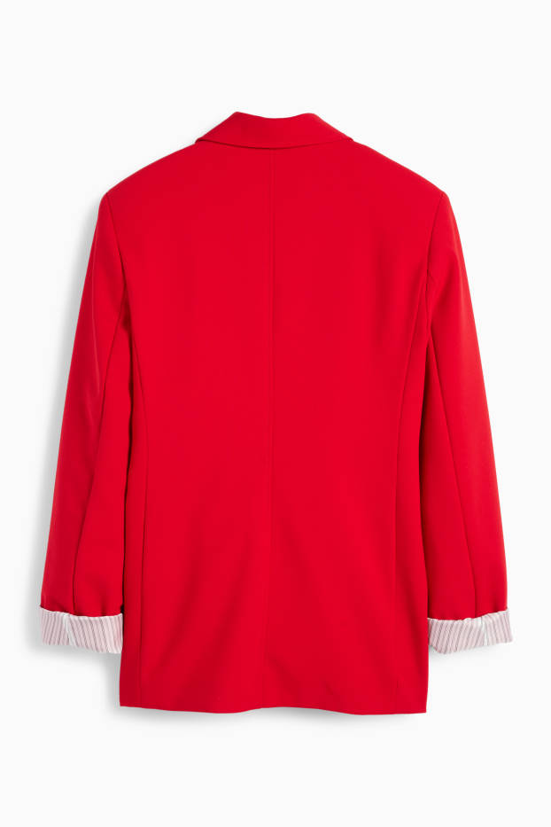 Women - Business blazer - regular fit - red