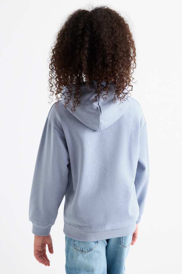 Enfants filles - Cinnamoroll - sweat à capuche - bleu clair