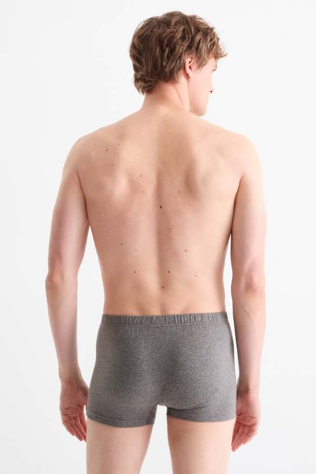 Hommes - Lot de 5 - boxers - gris foncé