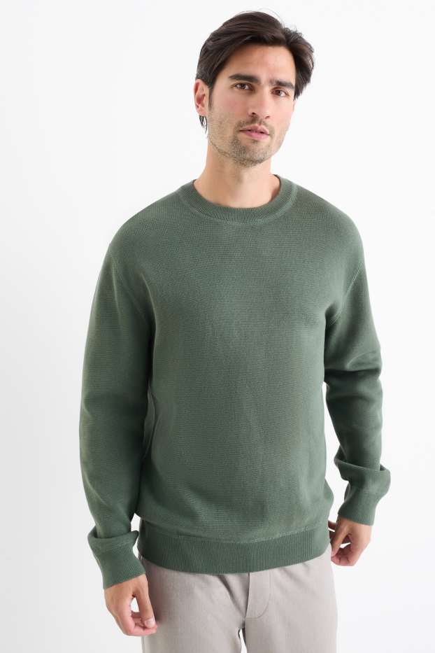Heren - Trui - groen