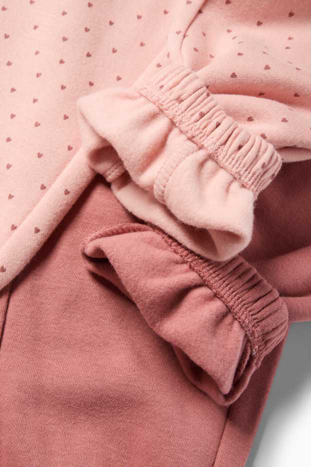 Kinder Mädchen - Herz - Multipack 2er - Jogginghose - rosa