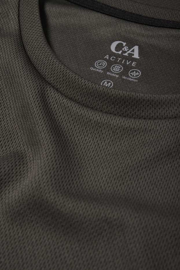 Hombre - Camiseta funcional - verde oscuro