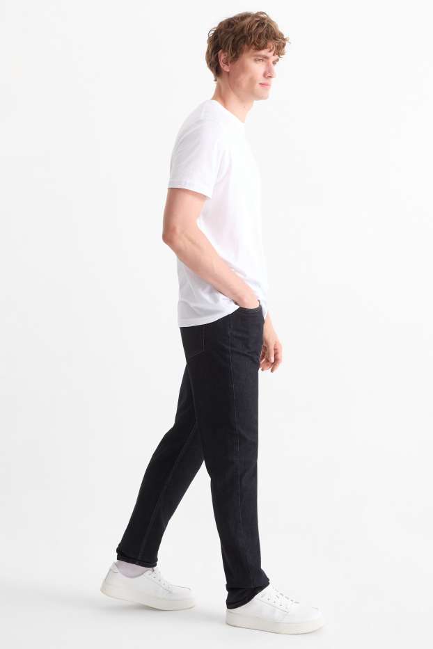 Heren - Straight jeans - LYCRA® - jeansdonkerblauw