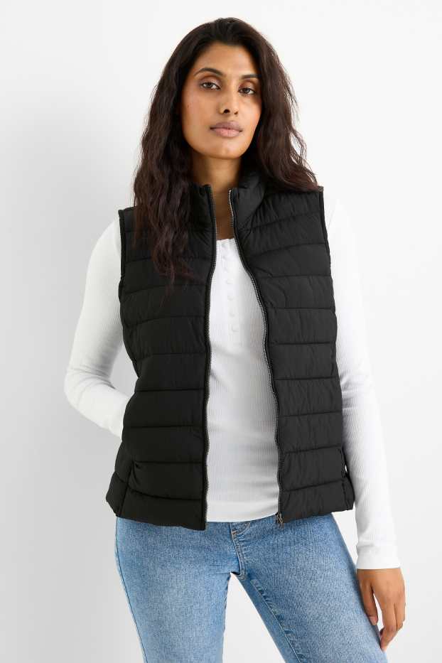 Dames - Bodywarmer - zwart