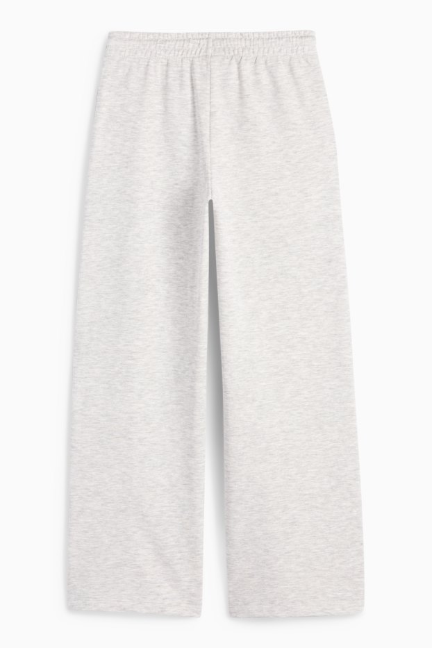 Kinderen: meisjes - Joggingbroek - licht grijs-mix