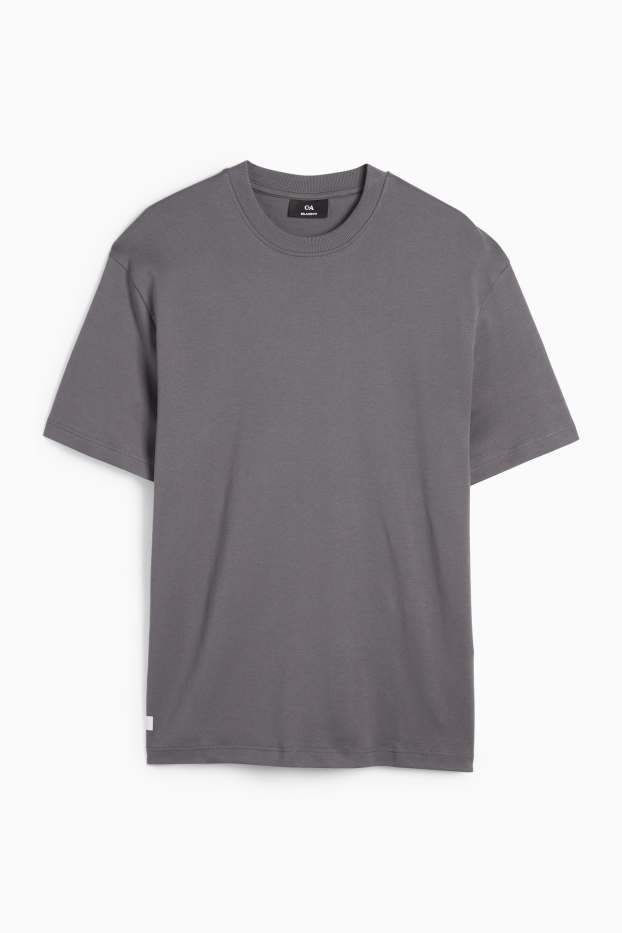 Bărbați - Tricou - relaxed fit - gri închis