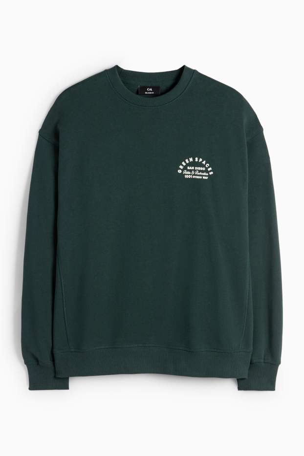 Herren - Sweatshirt - dunkelgrün