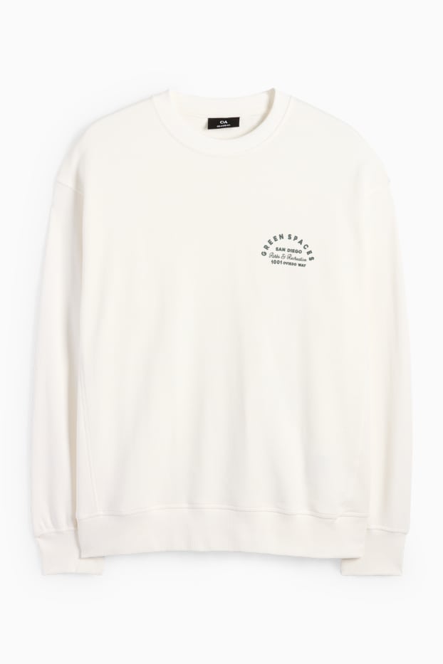 Men - Sweatshirt - white