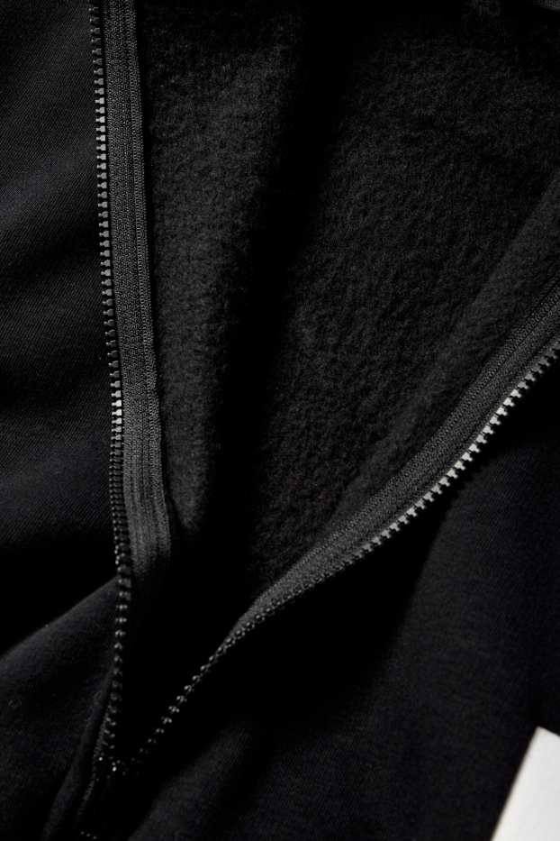 Children Boys - Brawl Stars - varsity jacket with hood - black