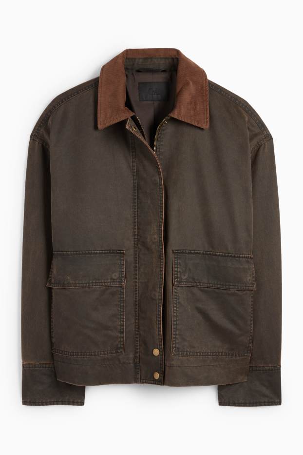 Damen - Jacke - dunkelbraun