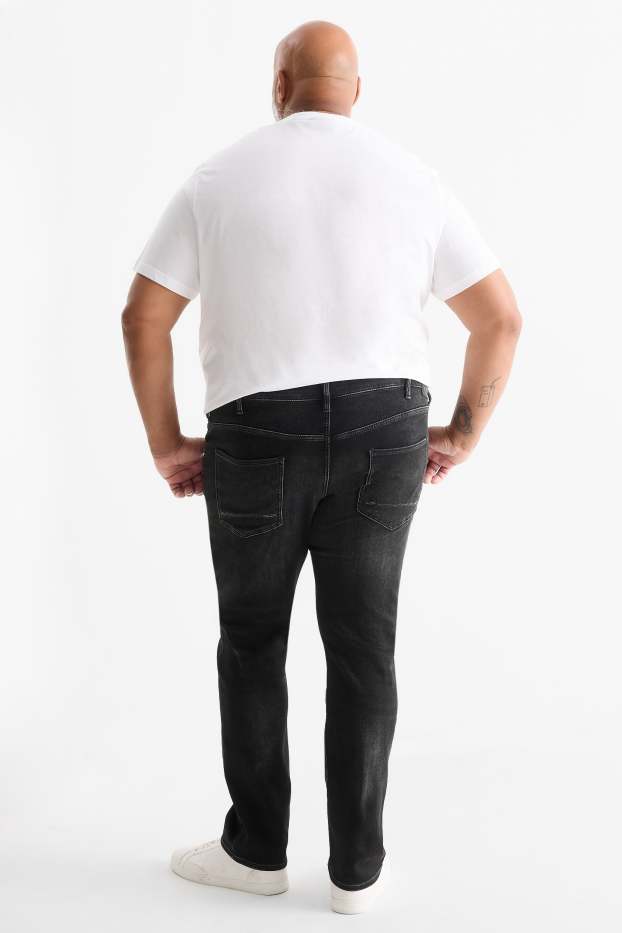 Hommes - Slim jean - Flex jog denim - LYCRA® - jean gris foncé