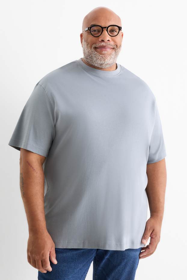 Herren - T-Shirt - Relaxed Fit - grau