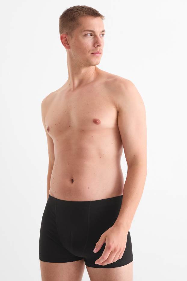 Herren - Multipack 5er - Trunks - schwarz