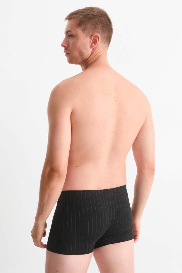 Bărbați - Multipack 3 perechi - chiloți boxer - negru