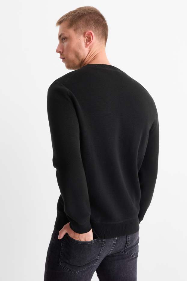 Herren - Pullover - schwarz