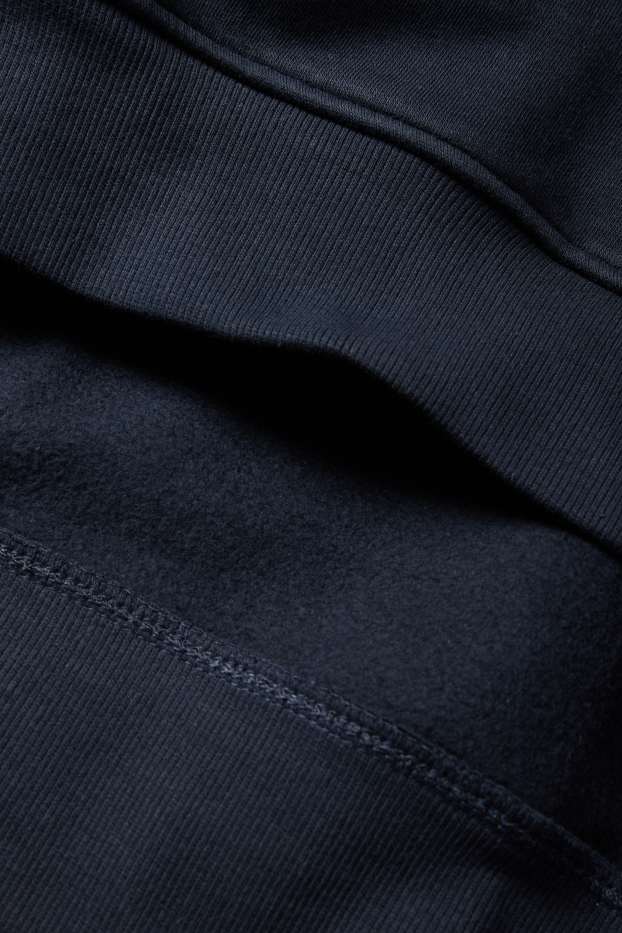 Heren - Hoodie - donkerblauw