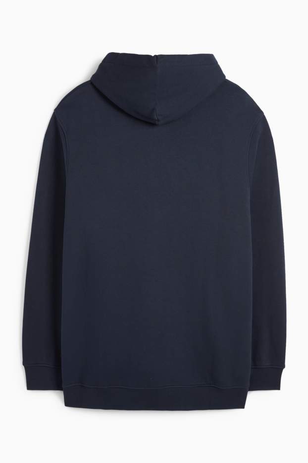 Heren - Hoodie - donkerblauw