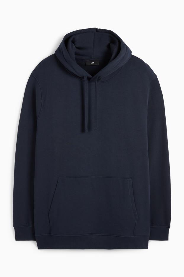 Heren - Hoodie - donkerblauw