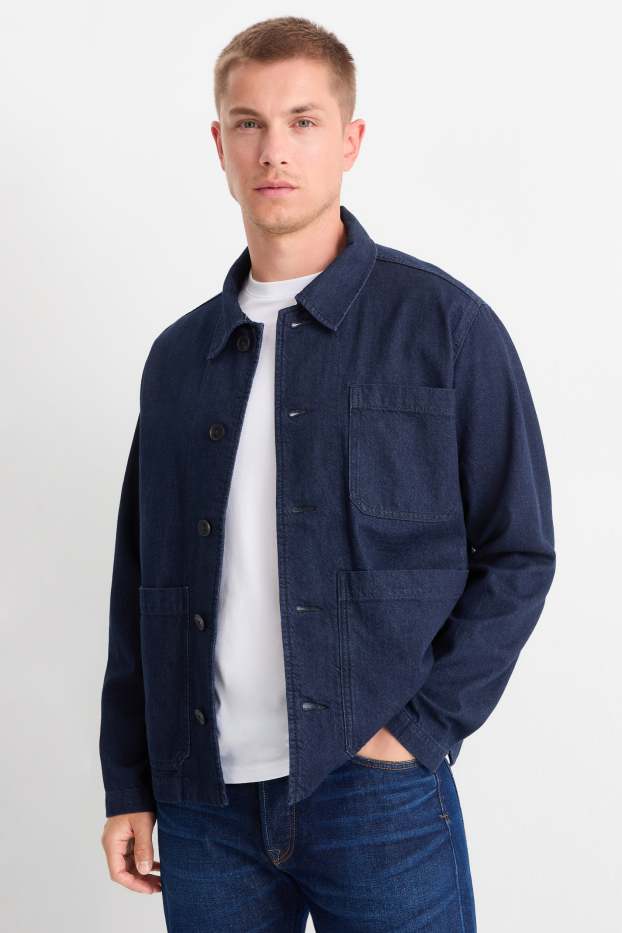 Hombre - Sobrecamisa vaquera - relaxed fit - Kent - vaqueros - azul oscuro