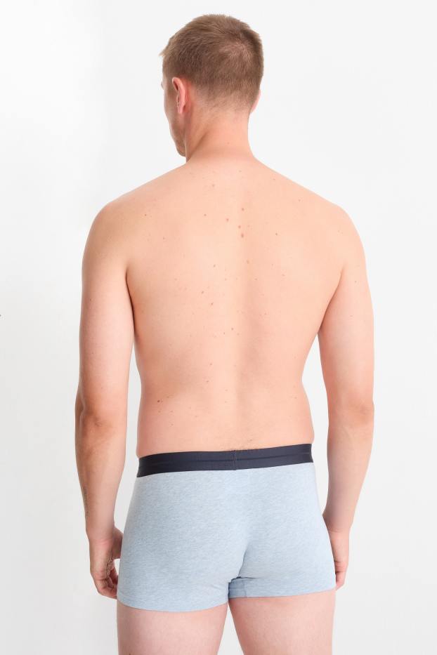Men - Multipack of 5 - trunks - blue