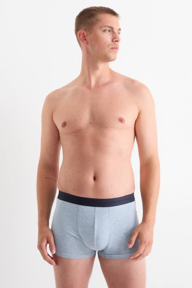 Men - Multipack of 5 - trunks - blue