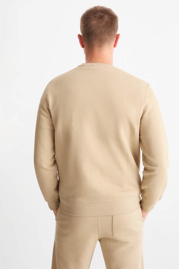 Men - Sweatshirt - beige
