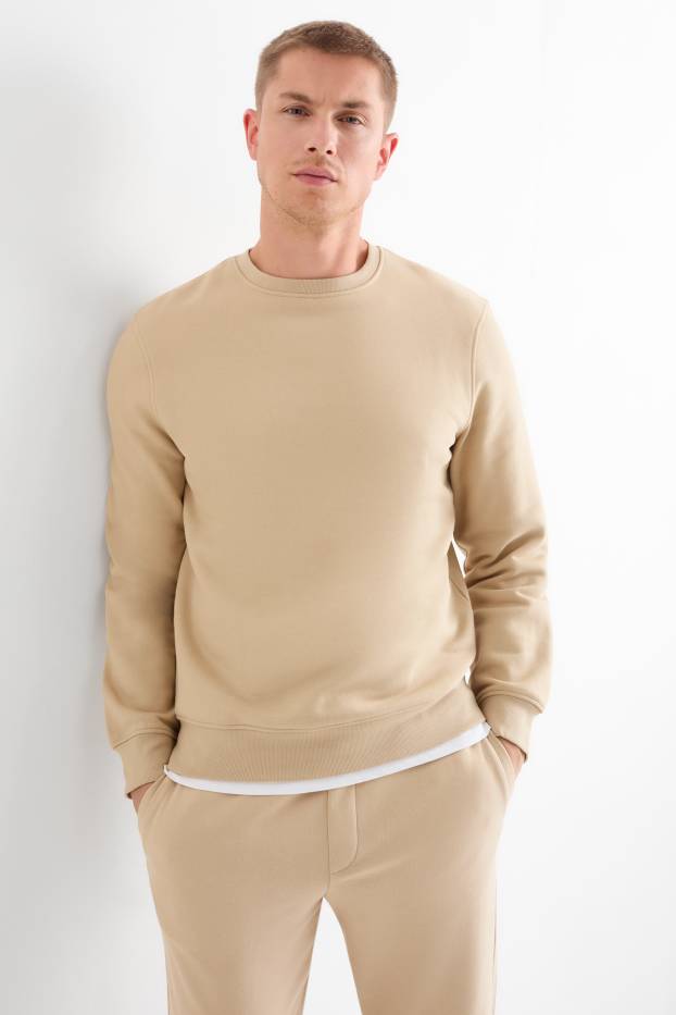 Men - Sweatshirt - beige