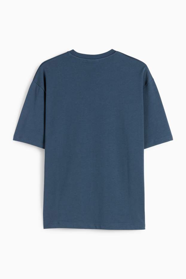 Bărbați - Tricou - relaxed fit - albastru închis