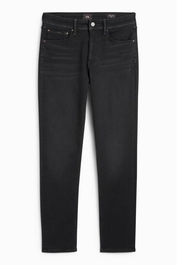 Men - Slim jeans - denim-dark gray