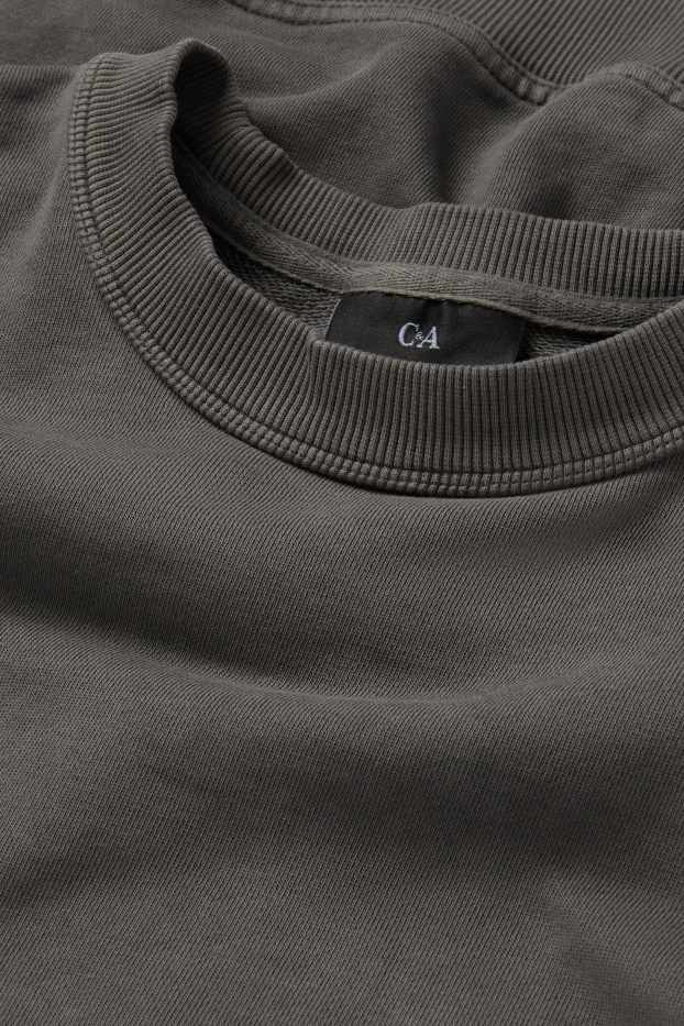 Hommes - Sweat - gris foncé