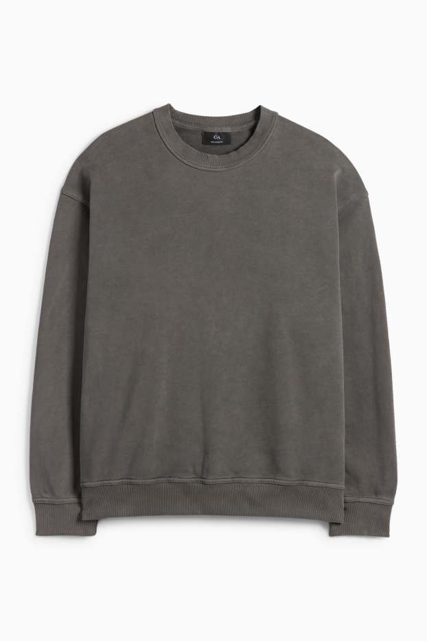 Hommes - Sweat - gris foncé