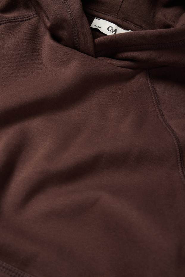 Kinder Mädchen - Hoodie - dunkelbraun